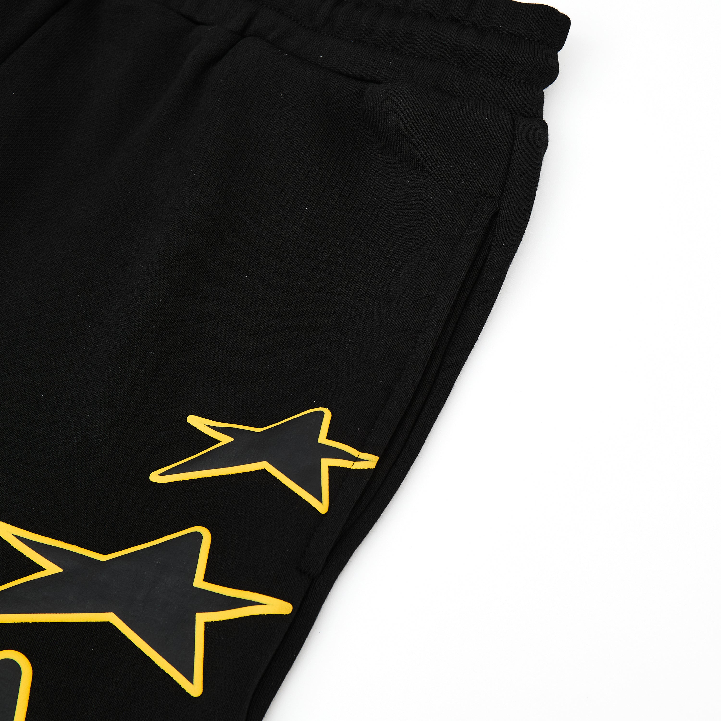 All Star Sweat Shorts (Black/Yellow)